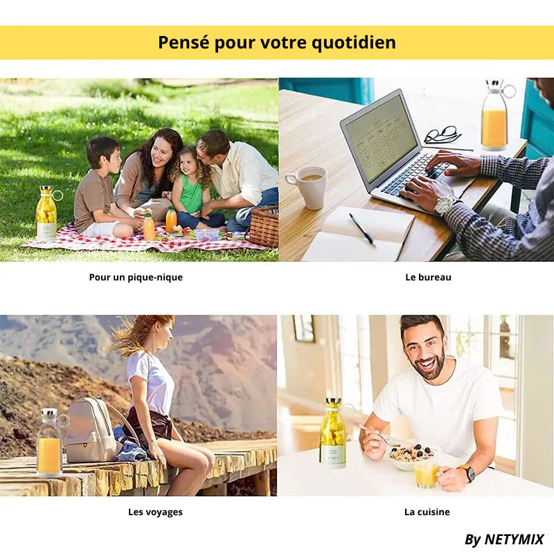 Mixeur Électrique Compact Sans Fil
